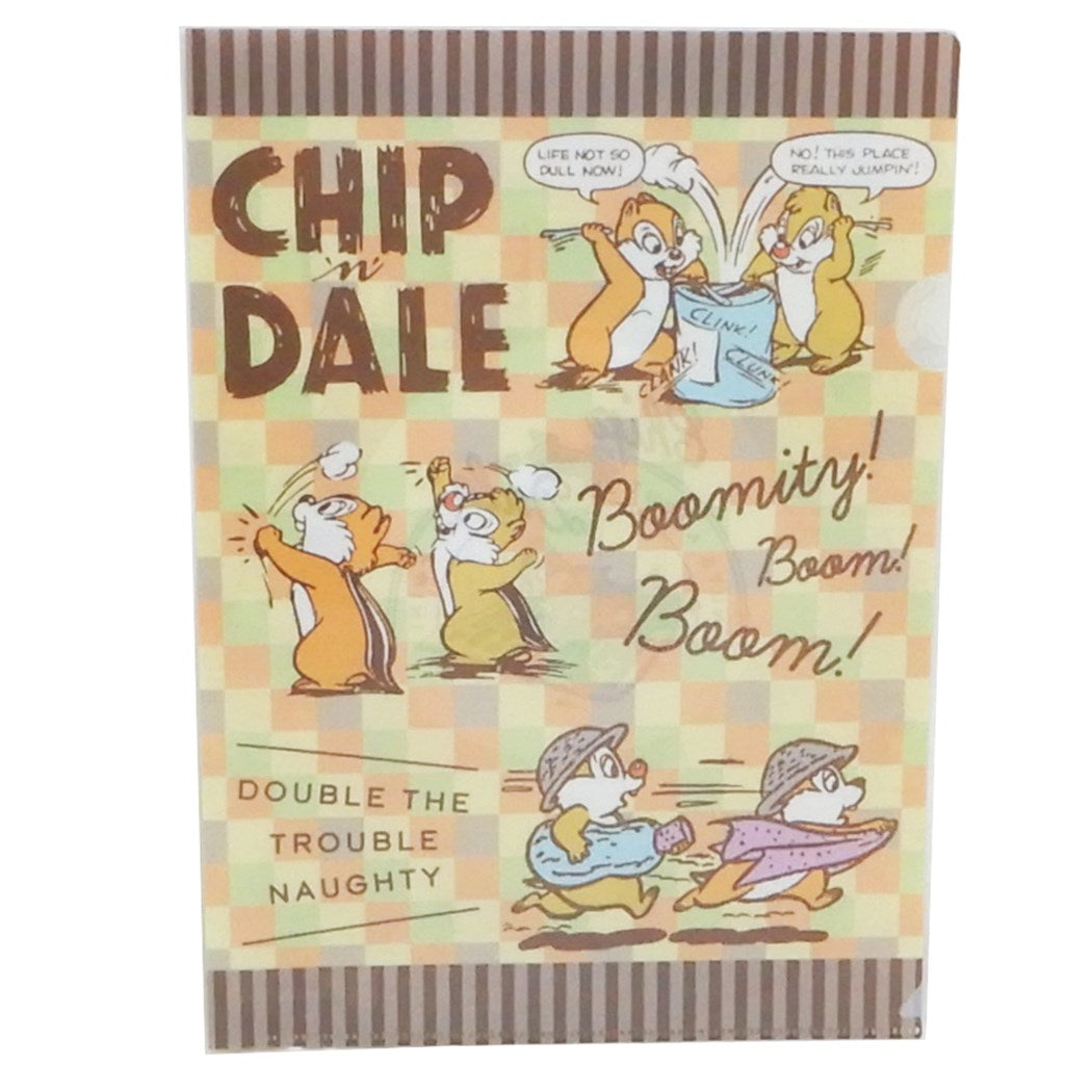 ドナルド&チップ&デール ファイル A4 シングル クリアファイル 2119641 ディズニー サンスター文具 雑貨 プレゼント 男の