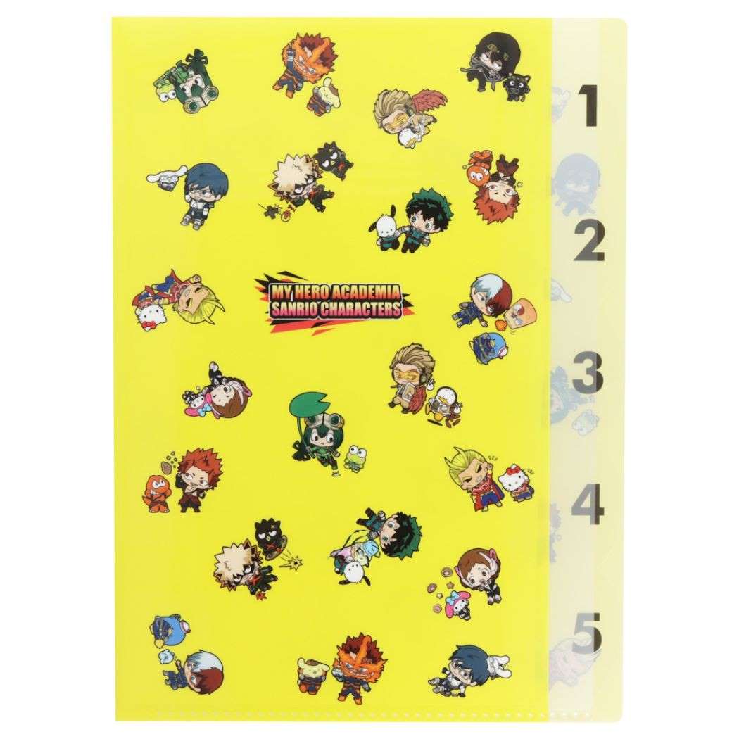僕のヒーローアカデミア 少年ジャンプ アニメキャラクター A4クリアファイル クリアファイル5P