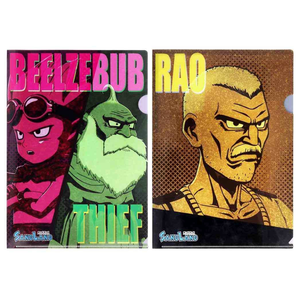 A4クリアファイル SAND LAND クリアファイル2枚セット A 鳥山明SAND LAND×雑貨 クリアフォルダー