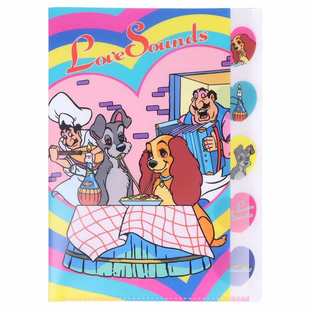 ディズニークラシック クリアファイル5P ディズニー A4クリアファイル キャラクター レトロ ディナー