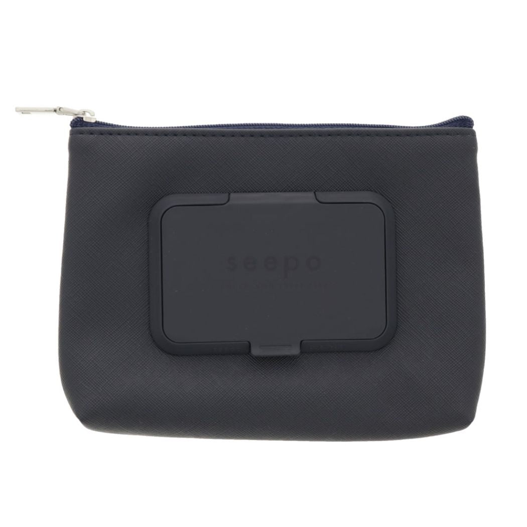 seepo smart シーポスマート シートケース付き 機能性ポーチ ミニポーチ ネイビー 男性 女性 ユニセックス グッズ プレゼント