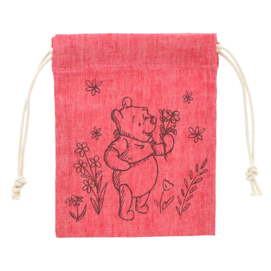 くまのプーさん ミニミニきんちゃくポーチ 巾着袋 Winnie the Pooh6 A ディズニー キャラクター プレゼント 男の子