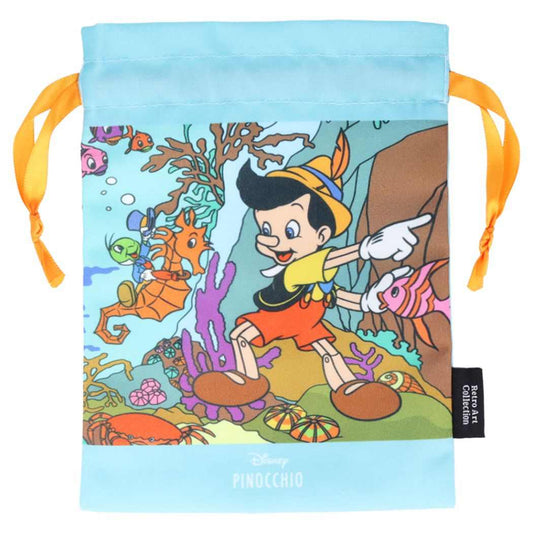 ピノキオ キャラクター きんちゃく袋 巾着 レトロアートコレクション1990