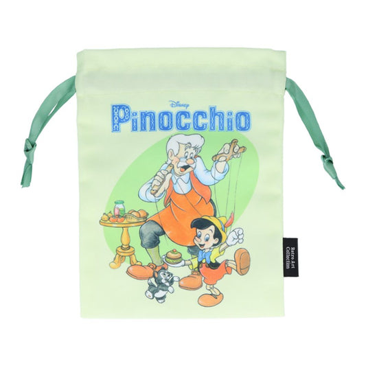 ピノキオ きんちゃく 巾着袋 水彩 ディズニー