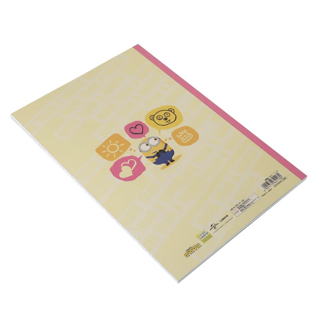 ミニオンズフィーバー 英語ノート B5 英習帳 T-2D ユニバーサル映画 サンスター文具 新学期準備雑貨 プレゼント 男の子 女の子