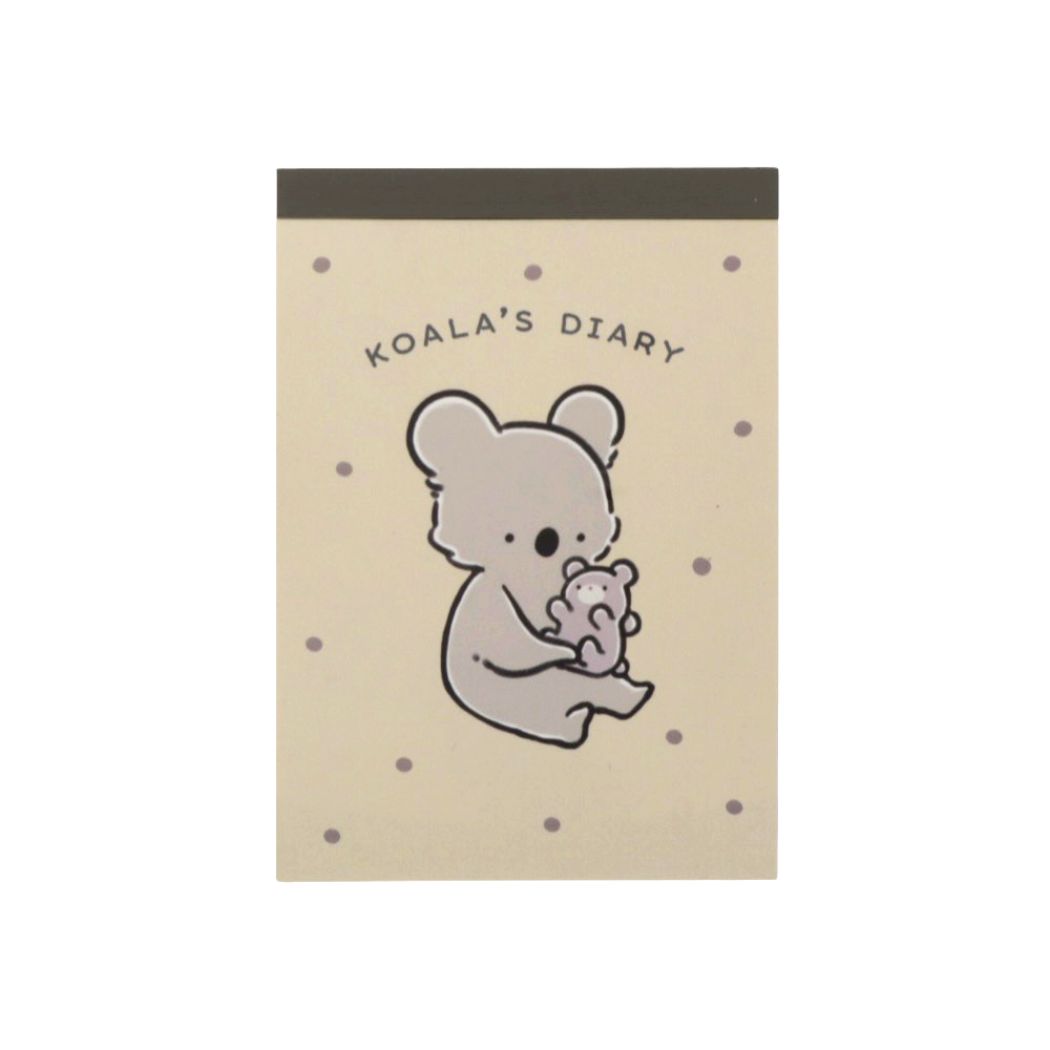メモ帳 コアラ絵日記 ミニミニメモ お気に入り 新入学 サンスター文具