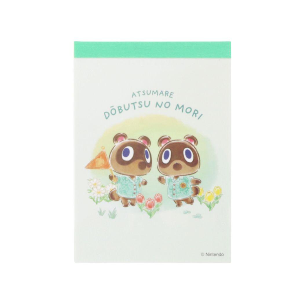メモ帳 あつまれどうぶつの森 メモミニ ミニミニメモ つぶきち&まめきち 新学期準備文具 かわいい