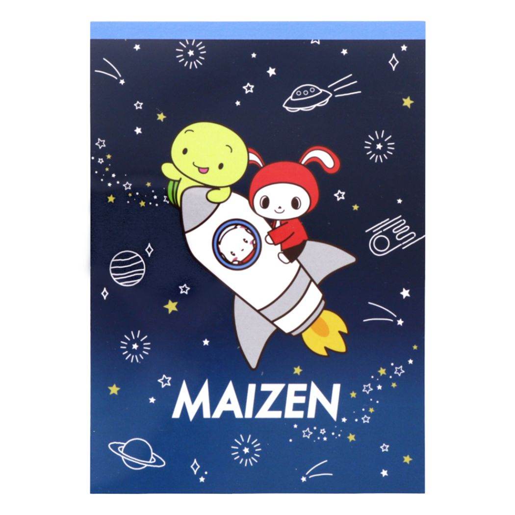 メモA6 まいぜんシスターズ メモ帳 YouTuber サンスター文具 宇宙 新入学
