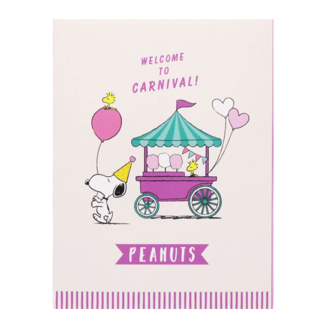 スヌーピー メモ帳 パタパタメモ PEANUTS PLAY WITH COLORS4 アイボリー ピーナッツ サンスター文具