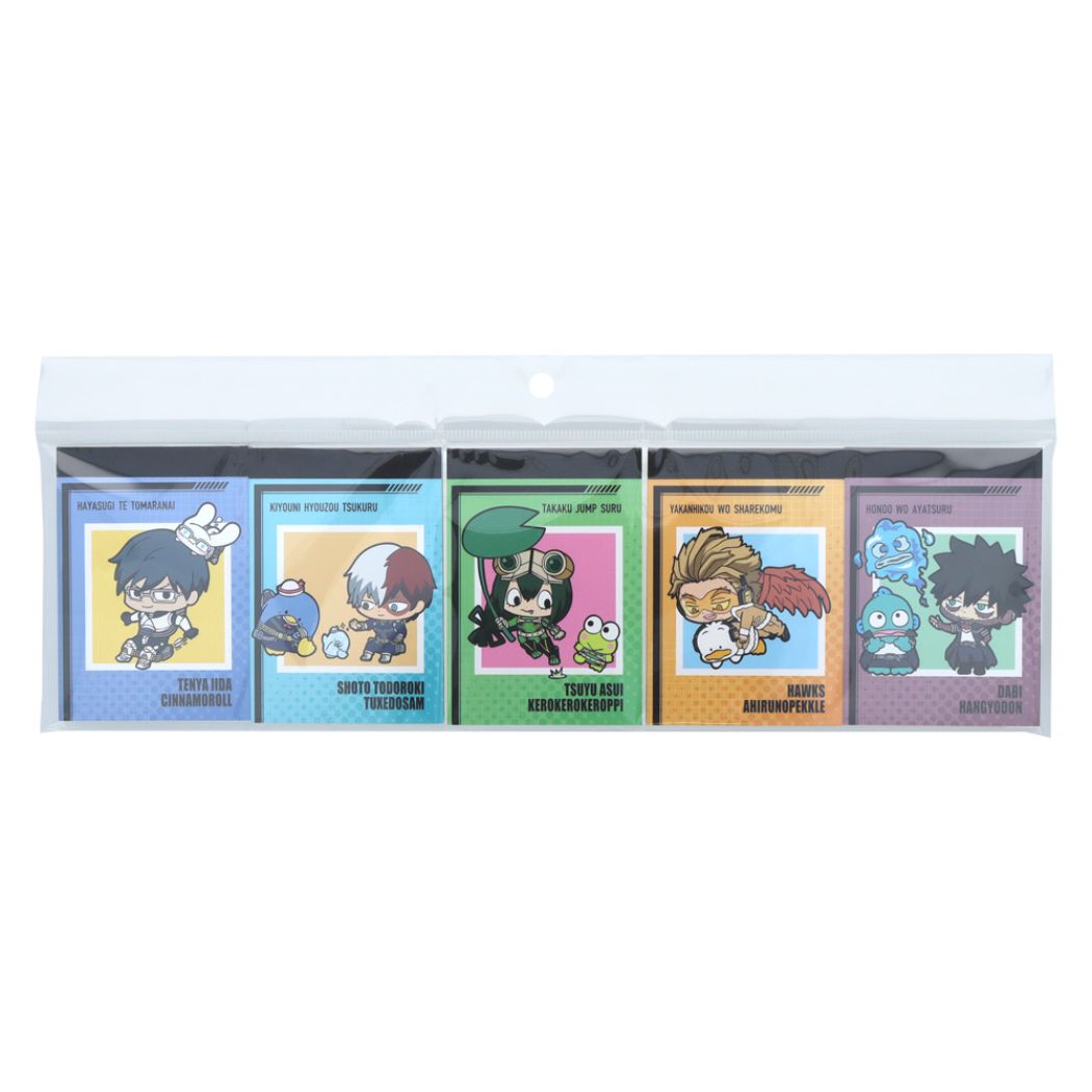 僕のヒーローアカデミア 少年ジャンプ アニメキャラクター メモ帳 メモミニセット サンリオC
