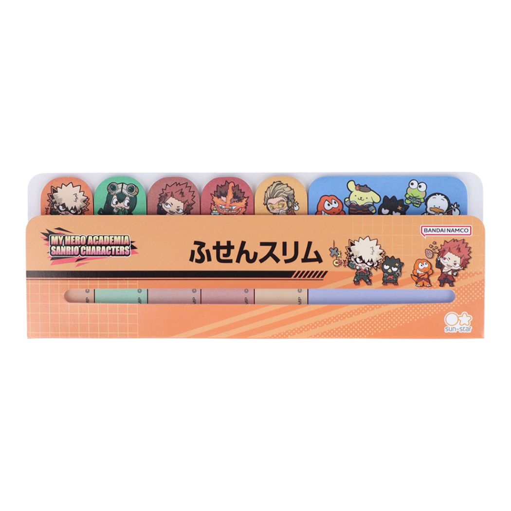 僕のヒーローアカデミア グッズ 付箋 アニメキャラクター 付箋スリム サンリオB