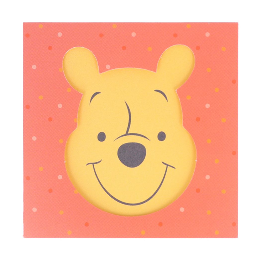 くまのプーさん グッズ メモ帳 ディズニー キャラクター 窓付スクエアメモ