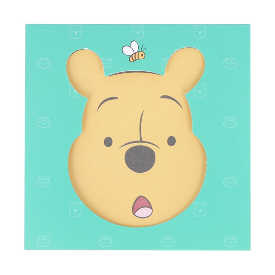くまのプーさん 窓付スクエアメモ メモ帳 B ディズニー キャラクター