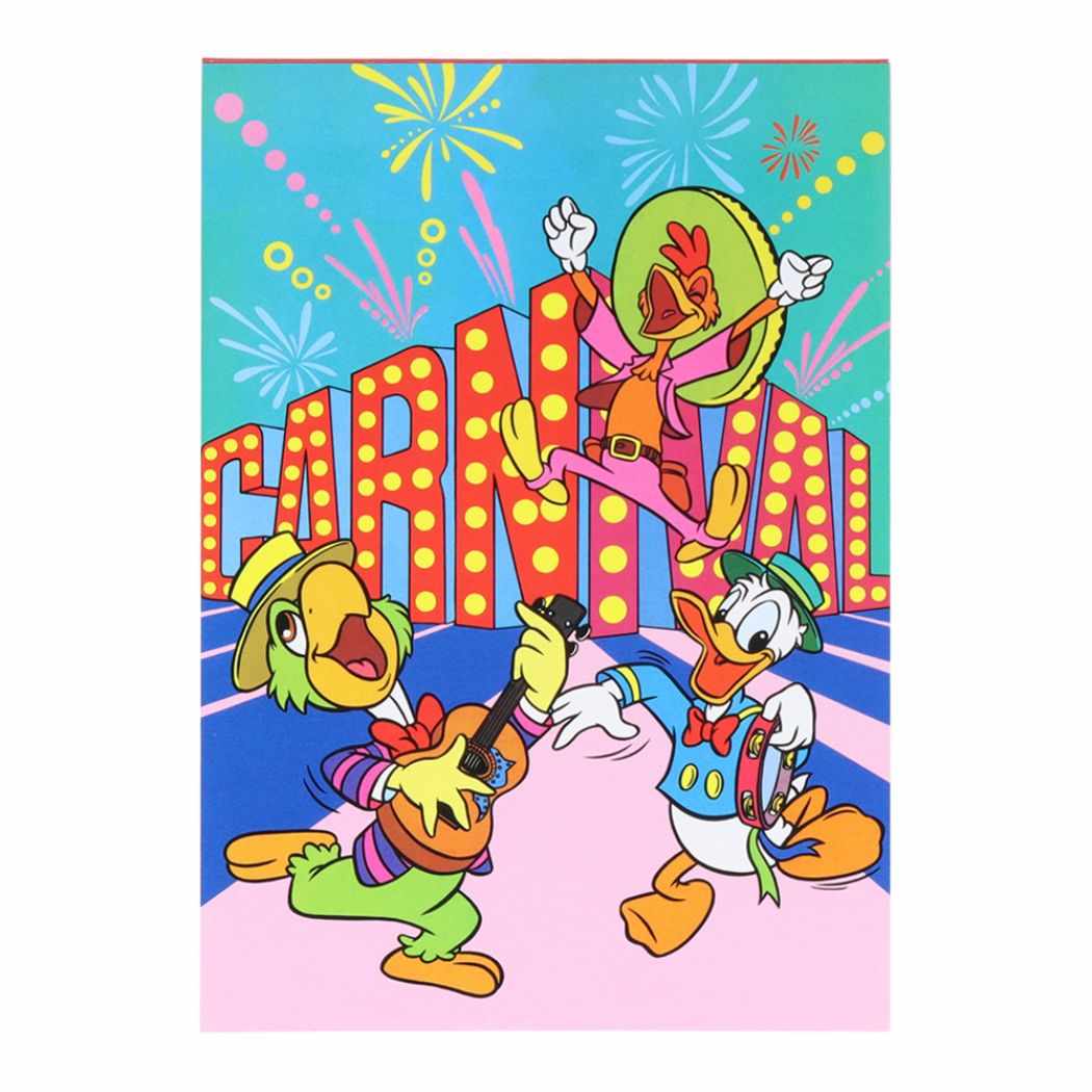 ディズニークラシック メモ帳 A6メモ レトロ カーニバル ディズニー サンスター文具