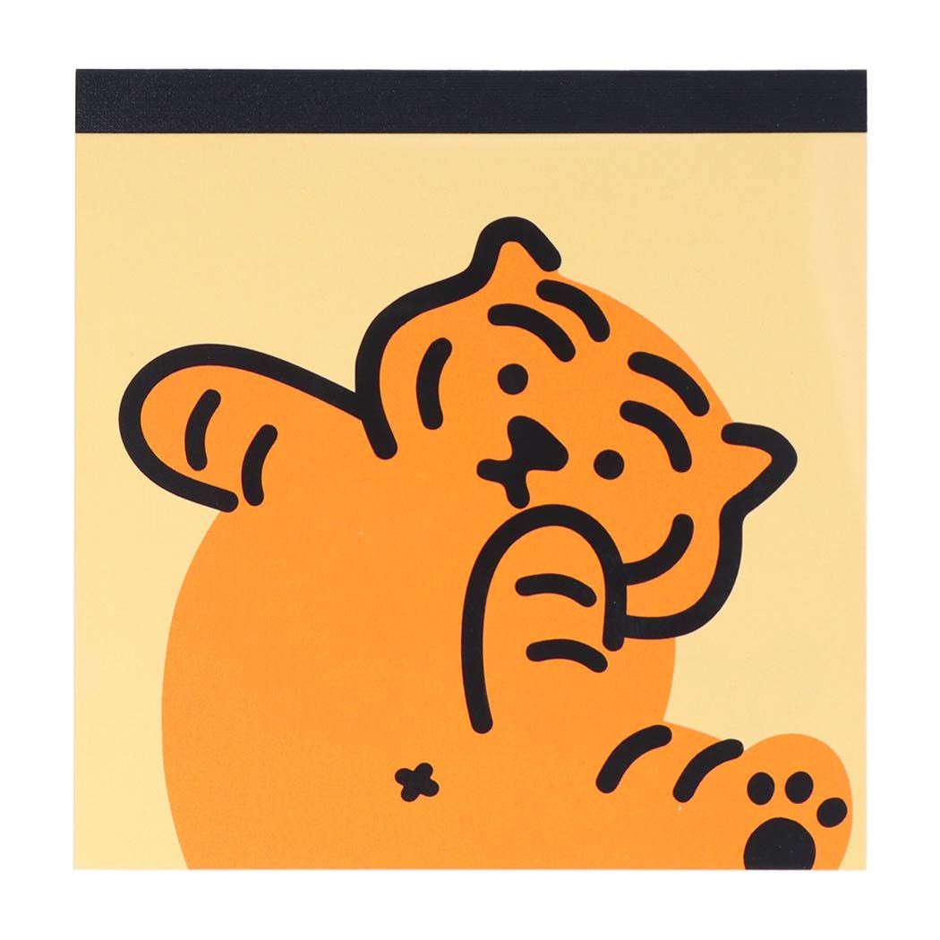 メモ帳 MUZIK TIGER ムジークタイガー スクエアメモ A 韓国 SNS サンスター文具