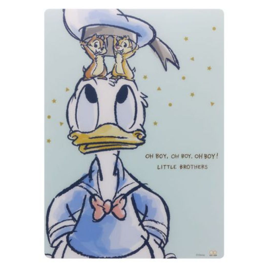 ドナルドダック チップ&デール 下じき ディズニー 下敷き キャラクター プレゼント 男の子 女の子 ギフト