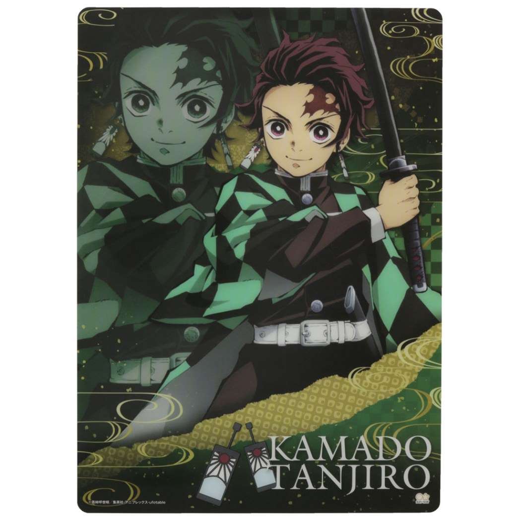 鬼滅の刃 アニメキャラクター クリア 下敷き デスクパッド 竈門炭治郎 少年ジャンプ グッズ プレゼント 男の子 女の子 ギ