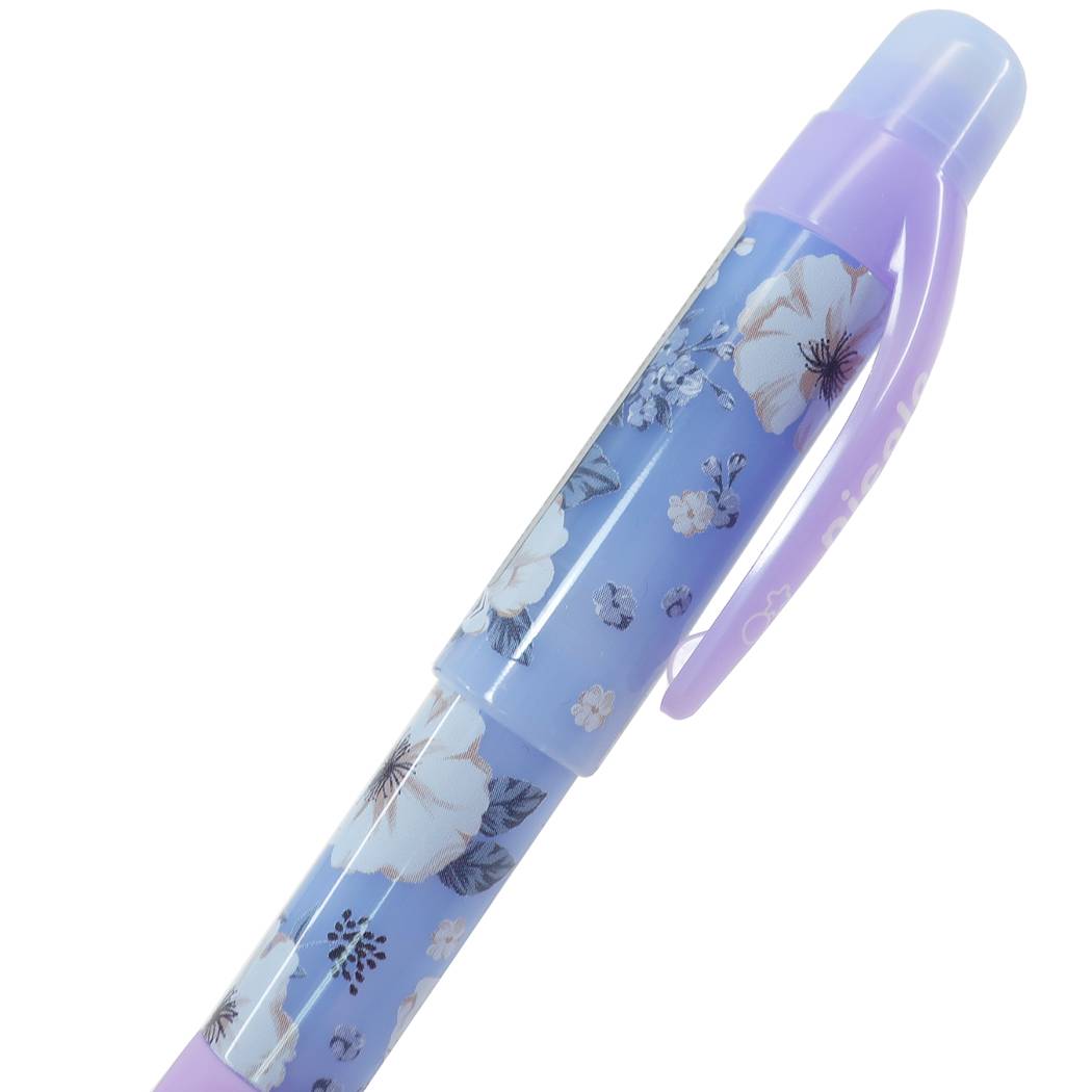 0.3＆0.5mm ダブルシャープ シャープペン nicolo フラワー ブルー 機能性文具 ガーリーステショ プレゼント 男の子 女