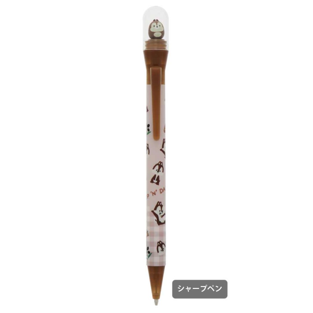 チップ&デール キャラクター シャーペン くるくるドームペン 0.5mm チップ ディズニー グッズ プレゼント 男の子 女の子 ギフ