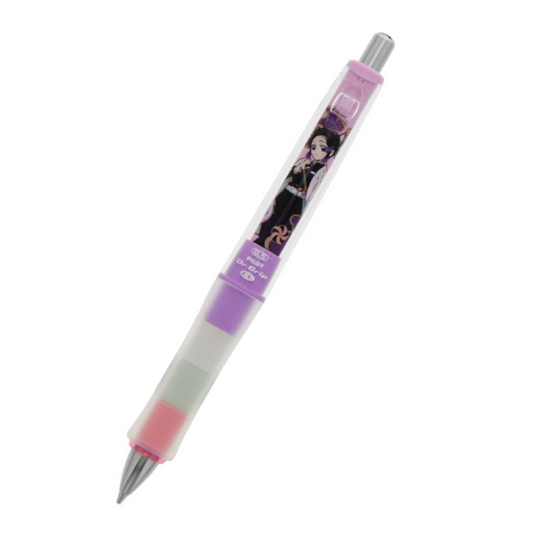 ドクターグリップ 0.5mm プレイボーダー 鬼滅の刃 シャーペン 少年ジャンプ 胡蝶しのぶ 新入学 新学期準備文具 中学生 高校生 アニメキャラクタ