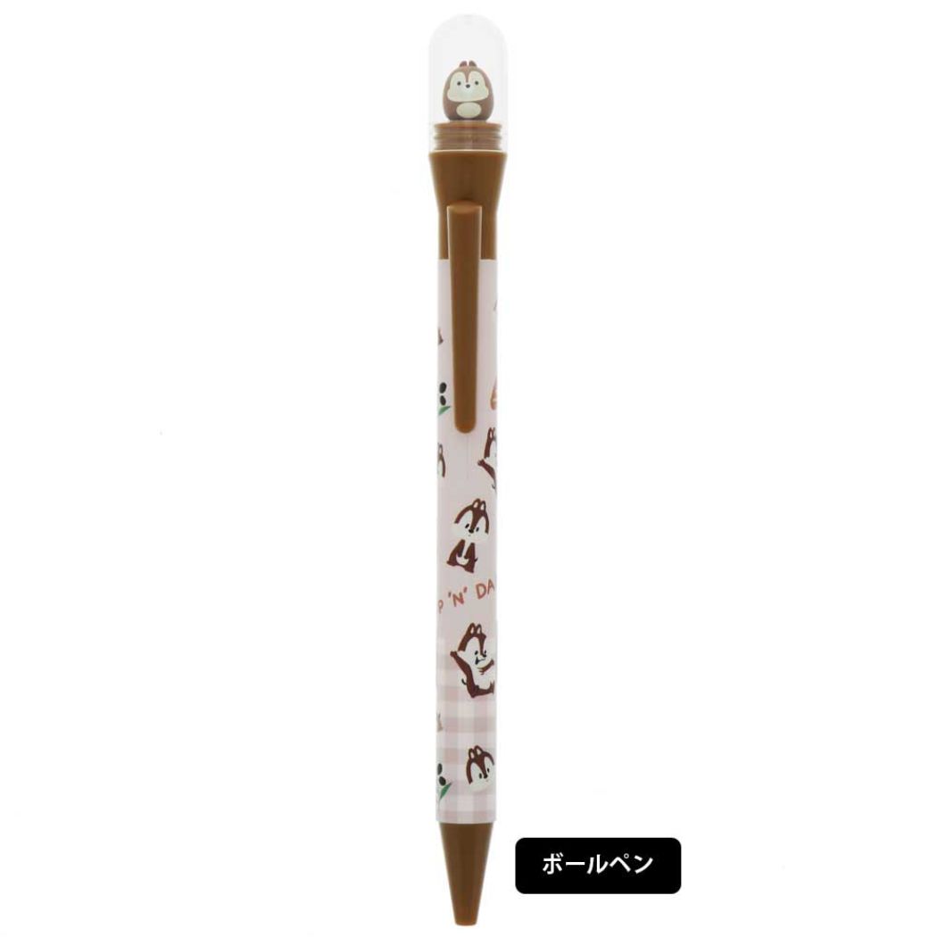 チップ&デール グッズ ボールペン ディズニー キャラクター くるくるドームペン 0.7mm チップ プレゼント 男の子 女の子 ギフ