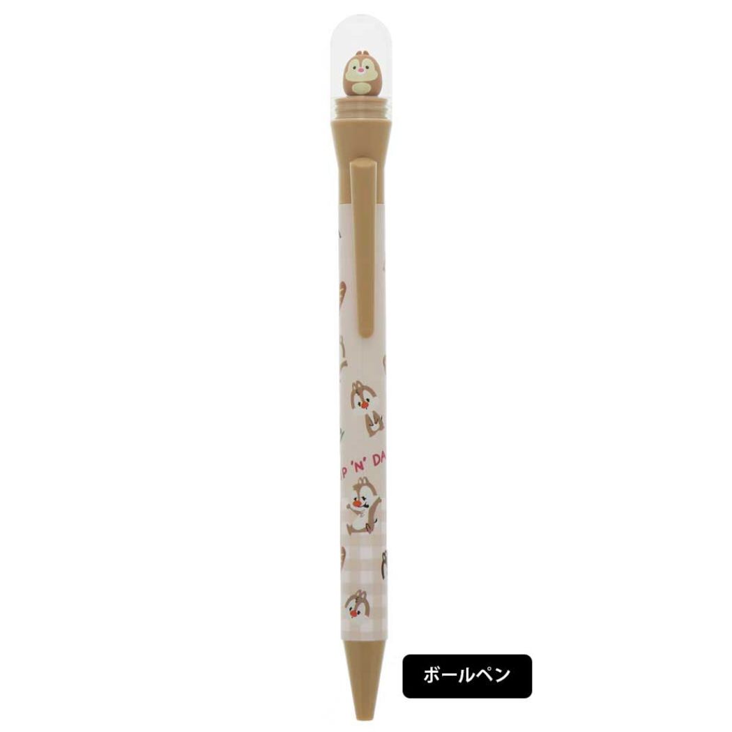 チップ&デール ディズニー キャラクター ボールペン くるくるドームペン 0.7mm デール サンスター文具 プレゼント 男の子 女の