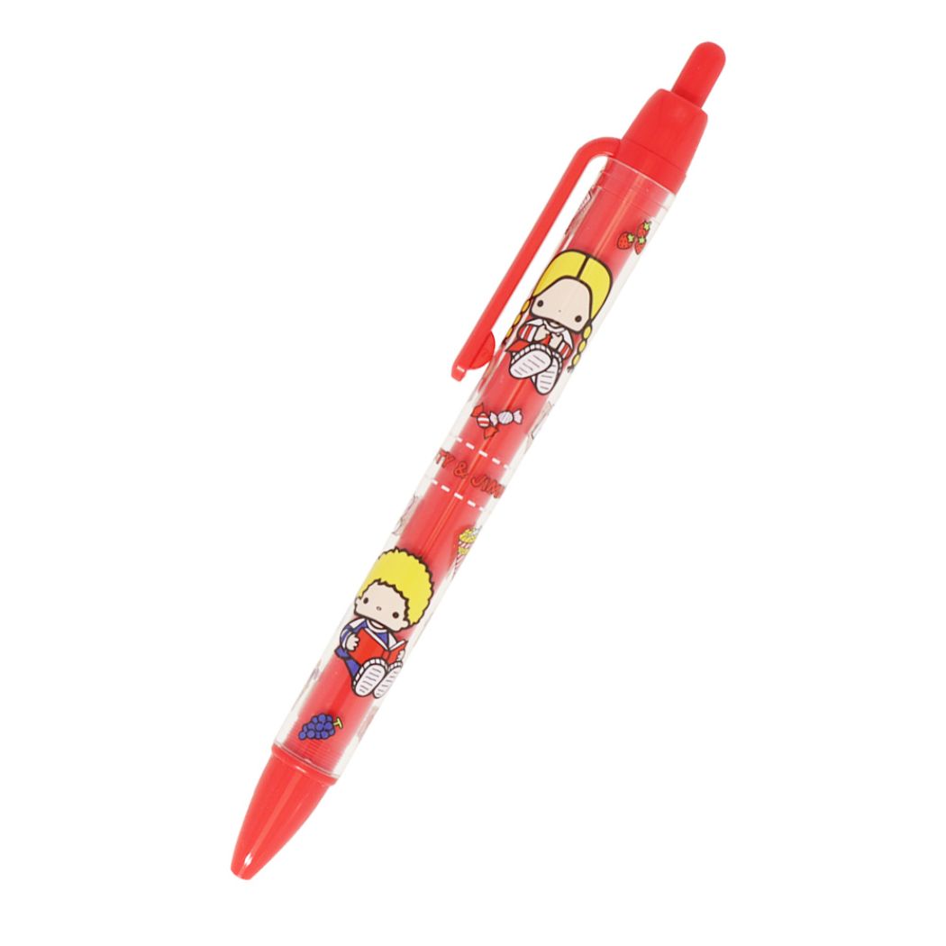 パティ&ジミー ボールペン ノック式ボールペン レトロ サンリオキャラクターズ2 サンリオ サンスター文具
