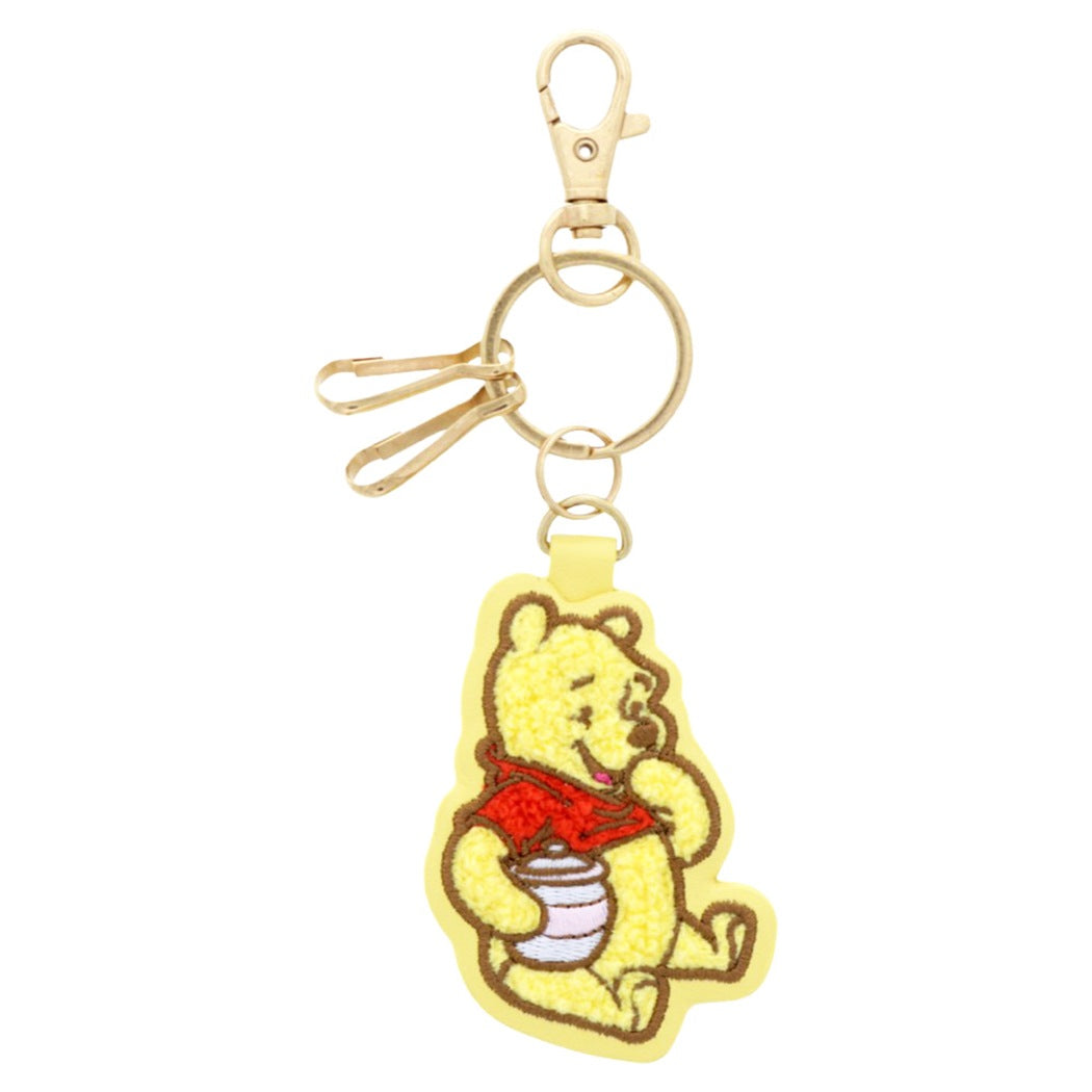 くまのプーさん キーホルダー サガラ刺繍キーリング Winnie the Pooh6 A ディズニー サンスター文具 プレゼント 男の