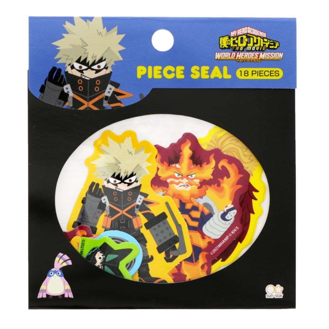 僕のヒーローアカデミア グッズ フレークシール アニメキャラクター ピースシール B プレゼント 男の子 女の子 ギフト