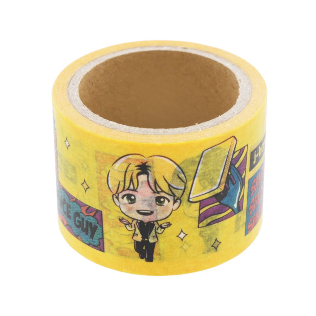 タイニータン 30mmマステ マスキングテープ Butter イエロー TinyTAN キャラクター