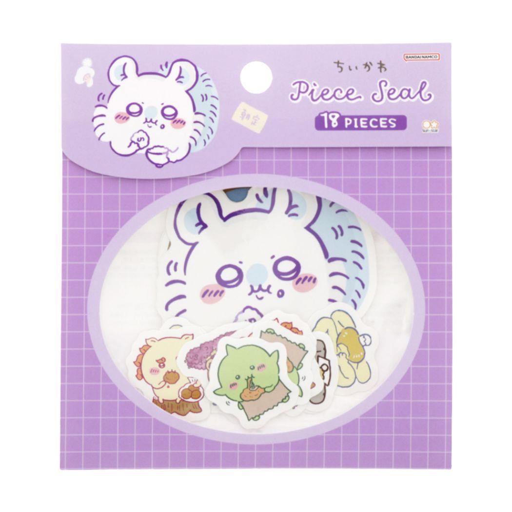 ちいかわ ピースシール フレークシール キャラクター もぐもぐ バイオレット