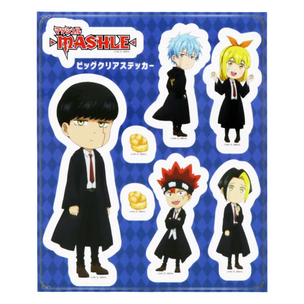 ビッグシール マッシュル -MASHLE- ビッグクリアステッカー B デコシール DECOシール