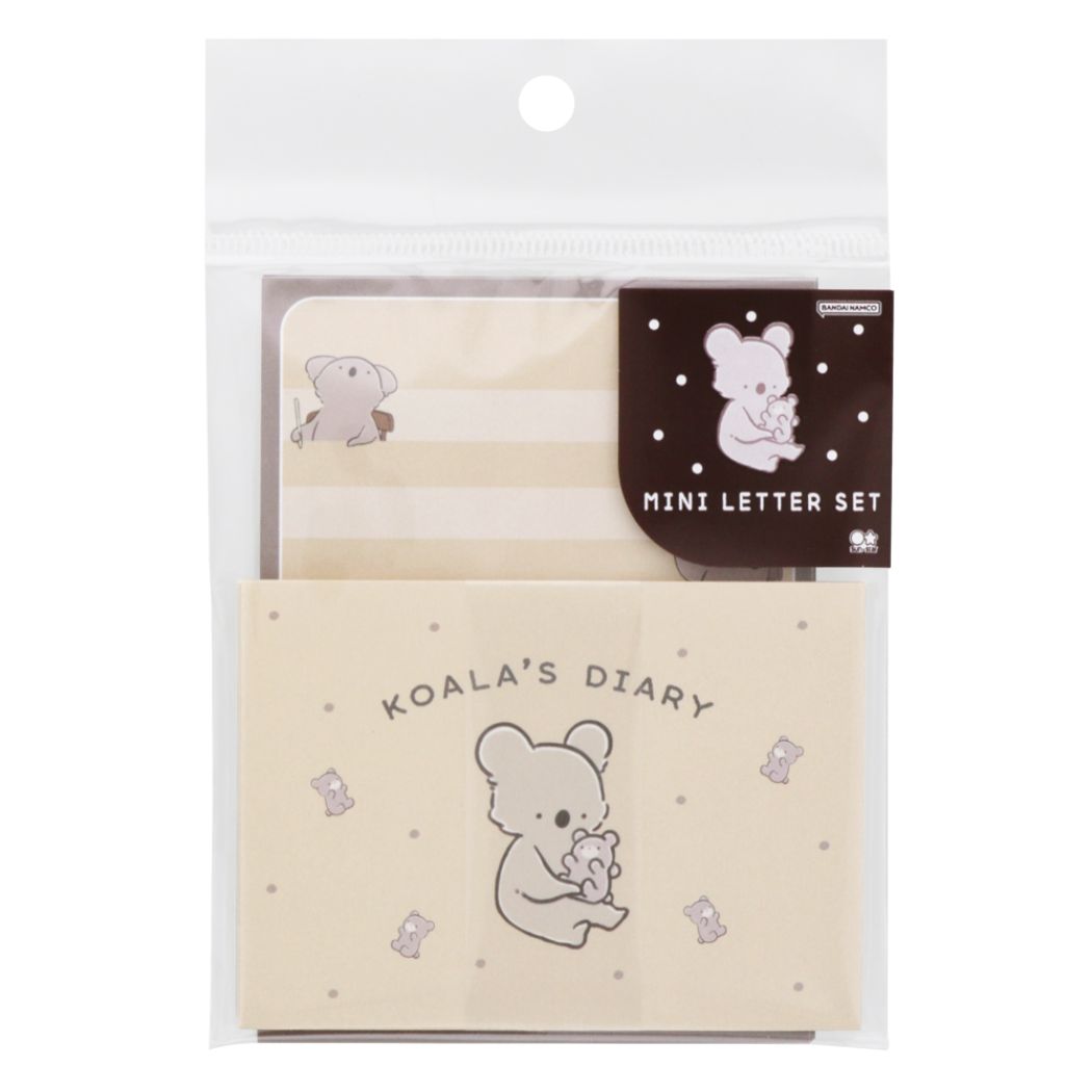 手渡し手紙セット コアラ絵日記 ミニレターセット お気に入り ミニ便箋&ミニ封筒