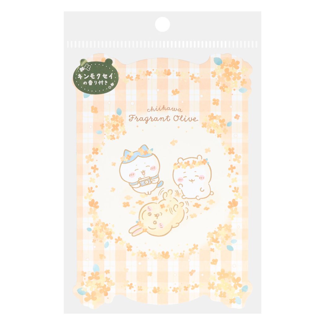 ちいかわ グッズ POSTCARD キャラクター ダイカットポストカード オレンジ