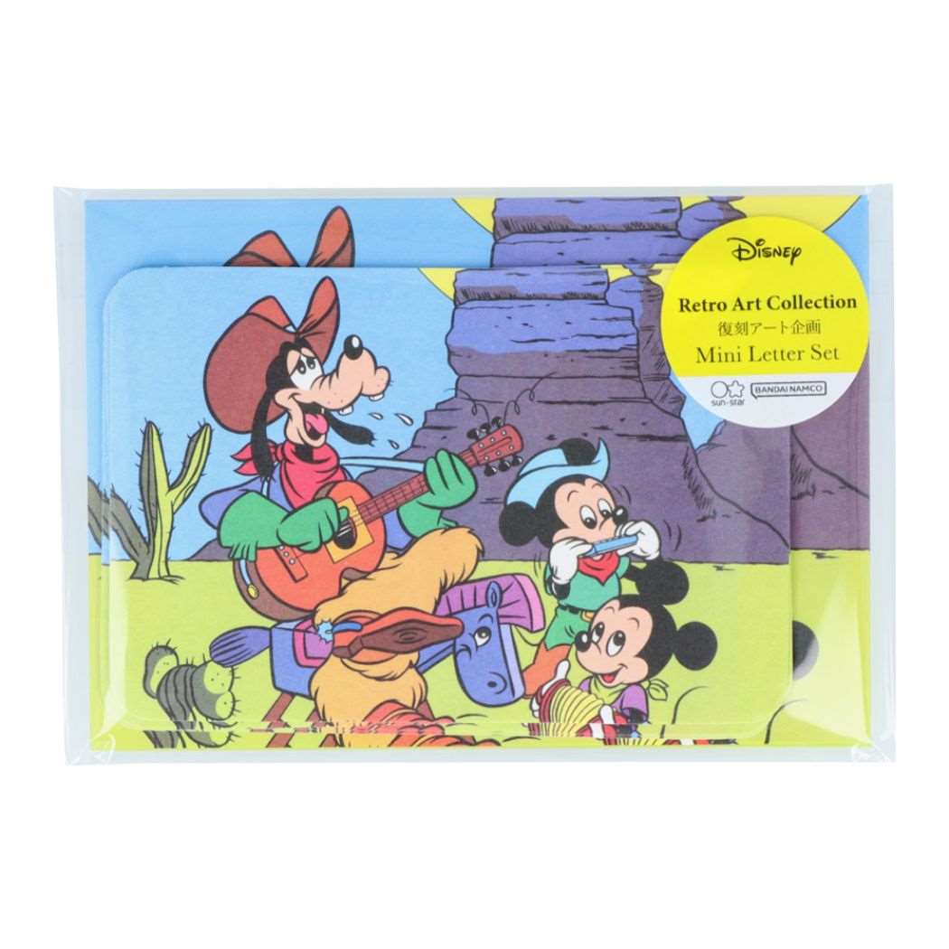 ディズニークラシック ディズニー キャラクター レターセット/お手紙セット ミニレターセット レトロ ウエスタン