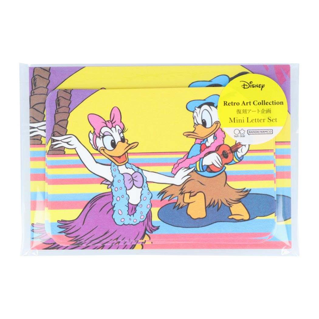ディズニークラシック ディズニー キャラクター レターセット/お手紙セット ミニレターセット レトロ フラダンス