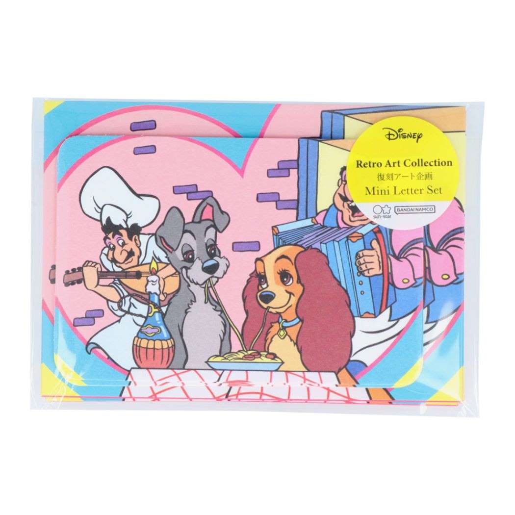 ディズニークラシック キャラクター レターセット/お手紙セット ミニレターセット レトロ ディナー ディズニー