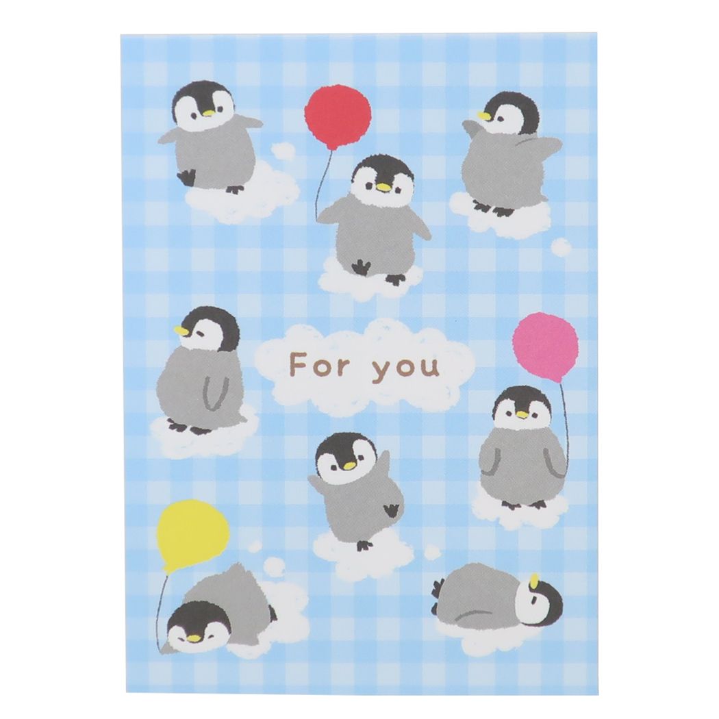ぽち袋 お年玉ポチ袋4枚レギュラーサイズAセット For you ペンギン ステッドファスト