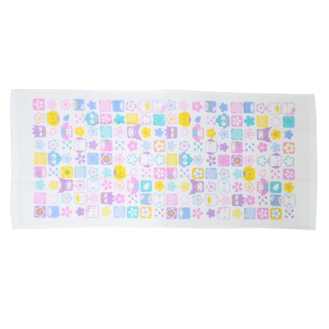 和たおる 片面ガーゼロングタオル サンリオキャラクターズ フェイスタオル サンリオ あすなろ舎 桜