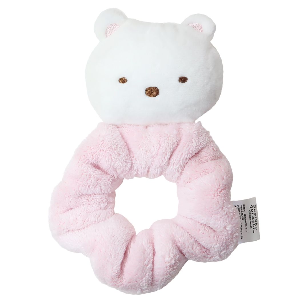 すみっコぐらし グッズ ヘアアクセ キャラクター ゆあがりシュシュ しろくま