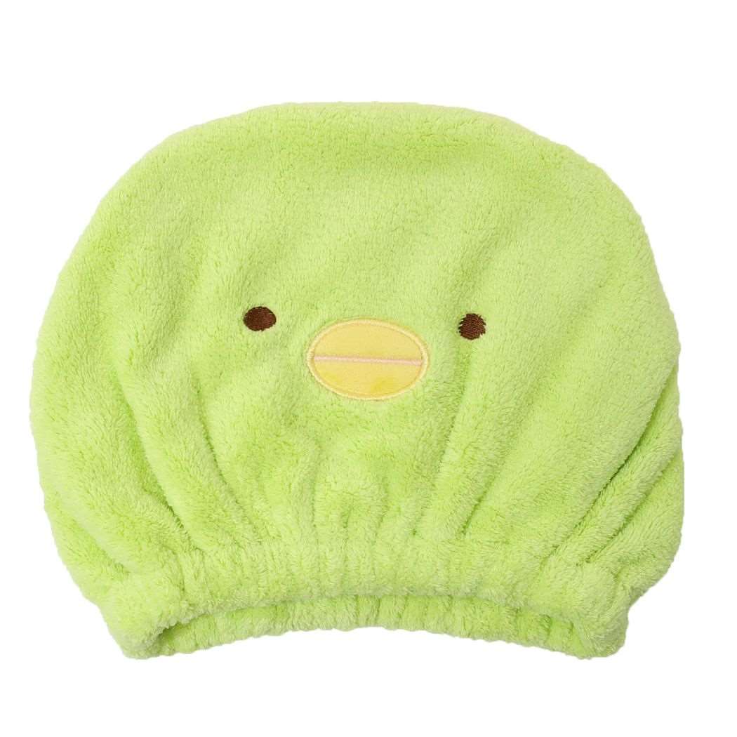 すみっコぐらし キャラクター ヘアドライタオル帽子 タオルキャップ ぺんぎん? サンエックス
