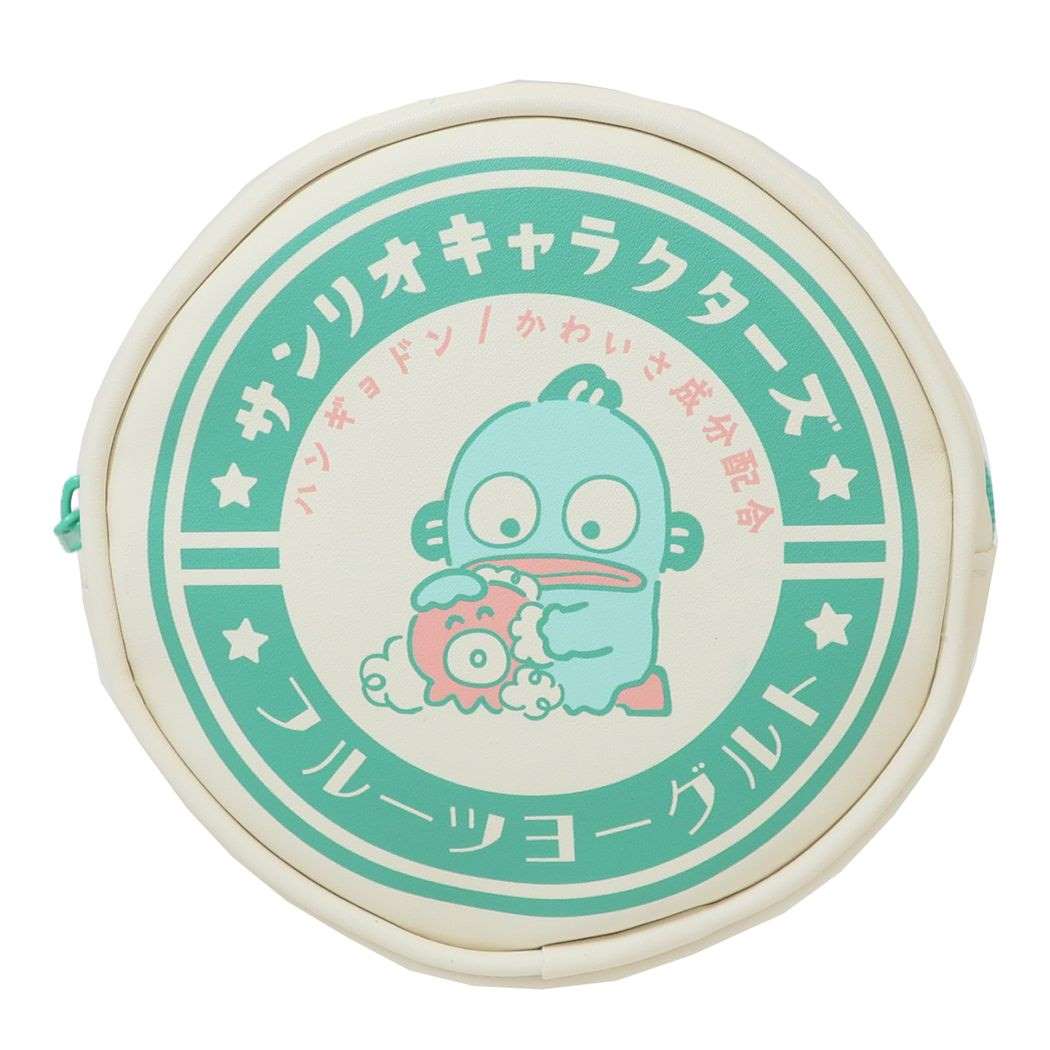 ハンギョドン グッズ コスメポーチ キャラクター 牛乳瓶のふた風ポーチ