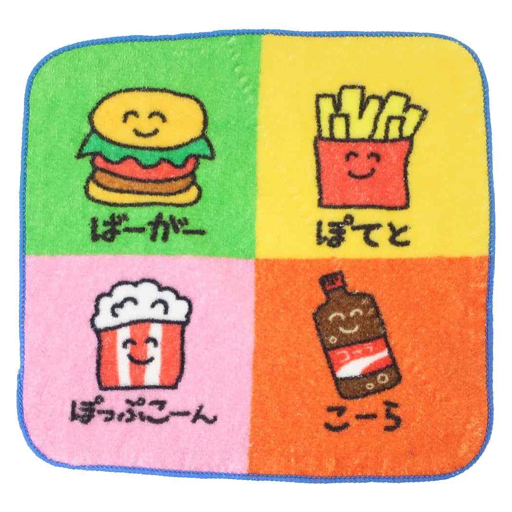 コンビニおえかきさん グッズ ハンカチタオル プリントタオル ミニタオル 3