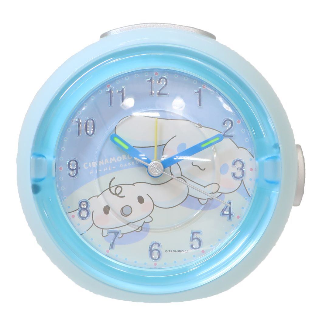 シナモロール サンリオ キャラクター 目覚まし時計 ねぇねぇ抱っこ!LEDクロック