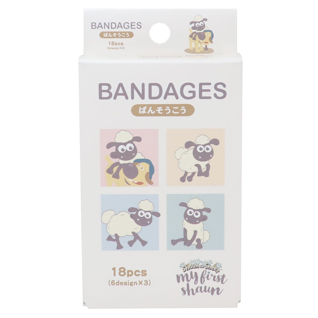 ひつじのショーン グッズ 絆創膏 キャラクター キャラばんそうこう