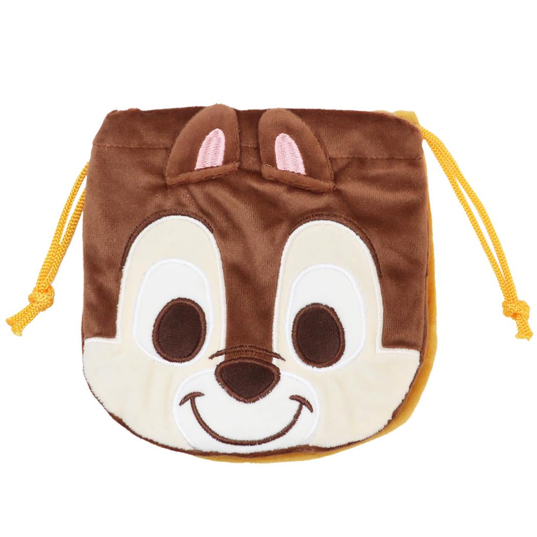 チップ&デール グッズ 巾着袋 キャラクター ニコイチきんちゃくポーチ プレゼント 男の子 女の子 ギフト