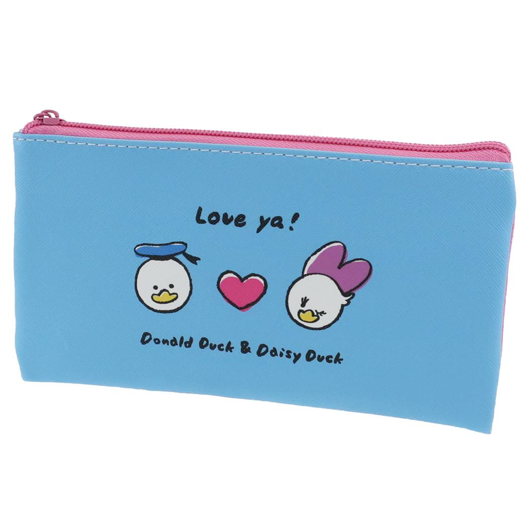ドナルドダック&デイジーダック 平 ポーチ フラット ポーチ ゆるいシリーズ ディズニー ティーズファクトリー プレゼント 男の子 女