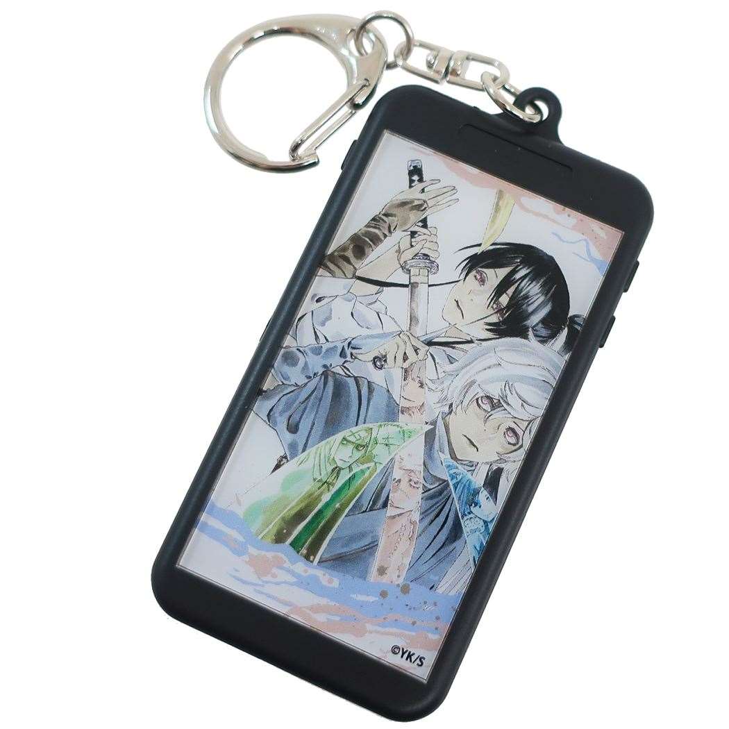 地獄楽 スマホ型 キーリング キーホルダー 画眉丸&山田浅ェ門佐切 B 少年ジャンプ キャラクター プレゼント 男の子 女の子 ギフト