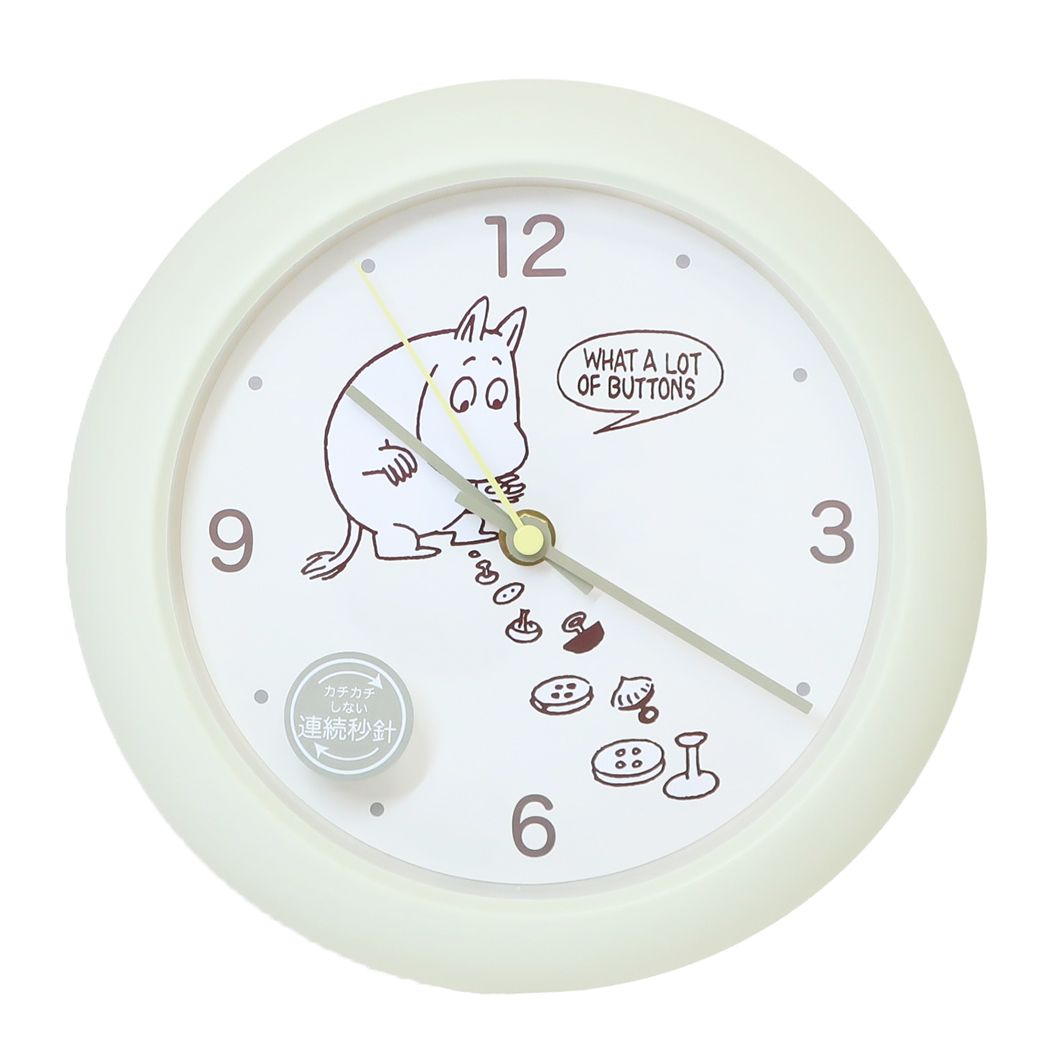 ムーミン マイルームクロック 壁掛け時計 北欧 キャラクター