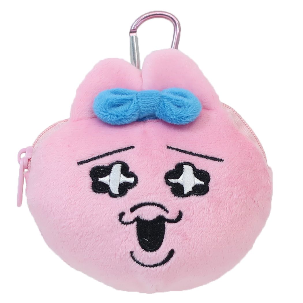 おぱんちゅうさぎ カラビナ付きぬいぐるみファスナーマスコット マスコット キャラクター きらきら